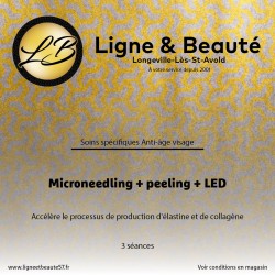 Microneedling + peeling + LED - 3 séances
